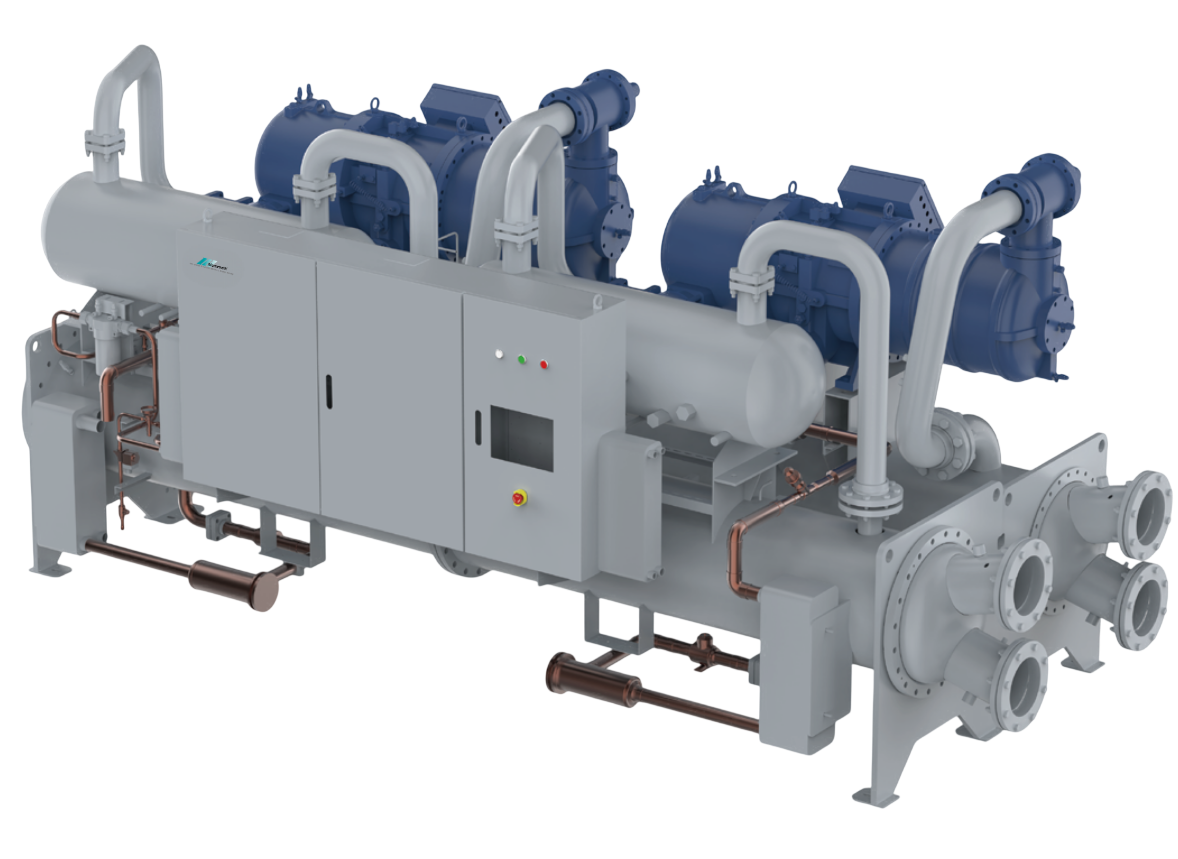 High-Temperature Screw-Type Water Source Heat Pump